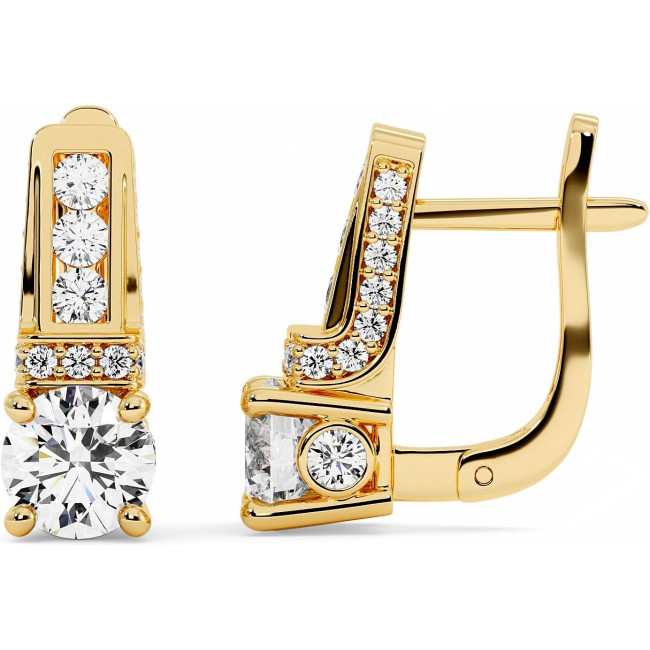 2.9 CTW Lab Diamond Earrings "Aurora"