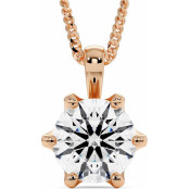 1 CTW Lab Diamond 6-Prong Pendant "Tiffy" thumbnail