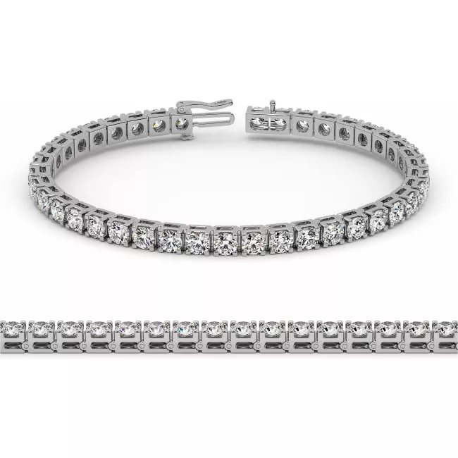 9.5 CTW Diamond Tennis Bracelet "Jasmine"