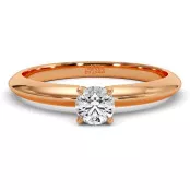 0.25 CTW Lab Diamond Engagement Ring "Melissa" thumbnail
