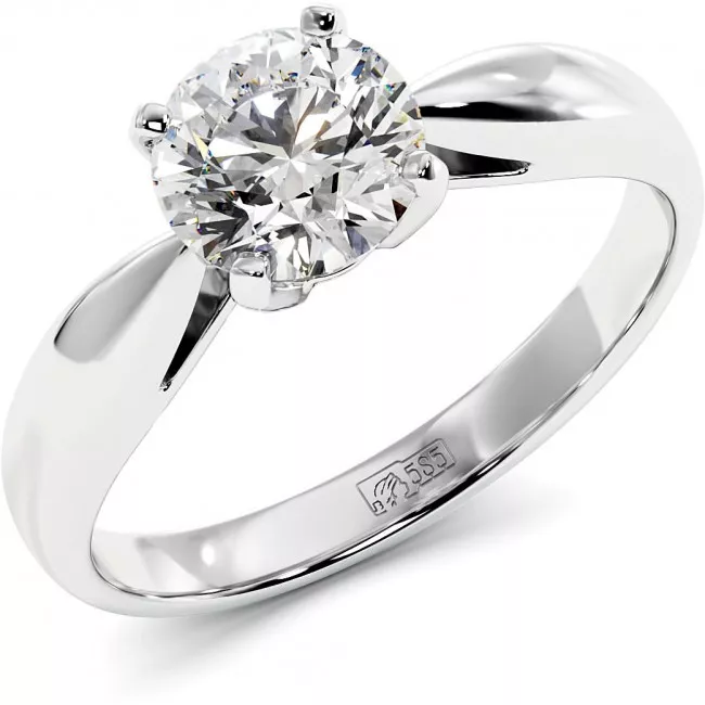 1 CTW Lab Diamond Engagement Ring "Harmony"