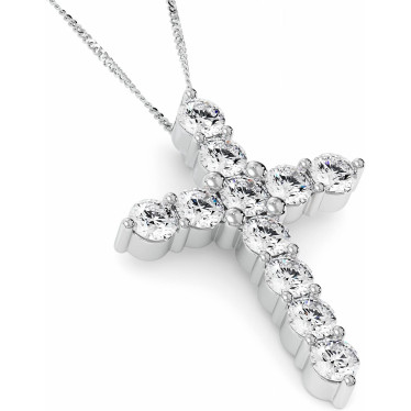 5.5 CTW Lab Diamond Pendant "Crest"